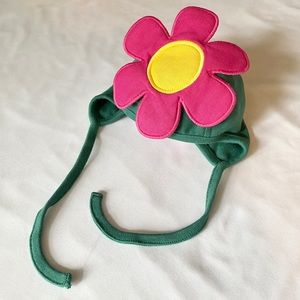 Hanna Andersson Flower Baby Pilot Cap